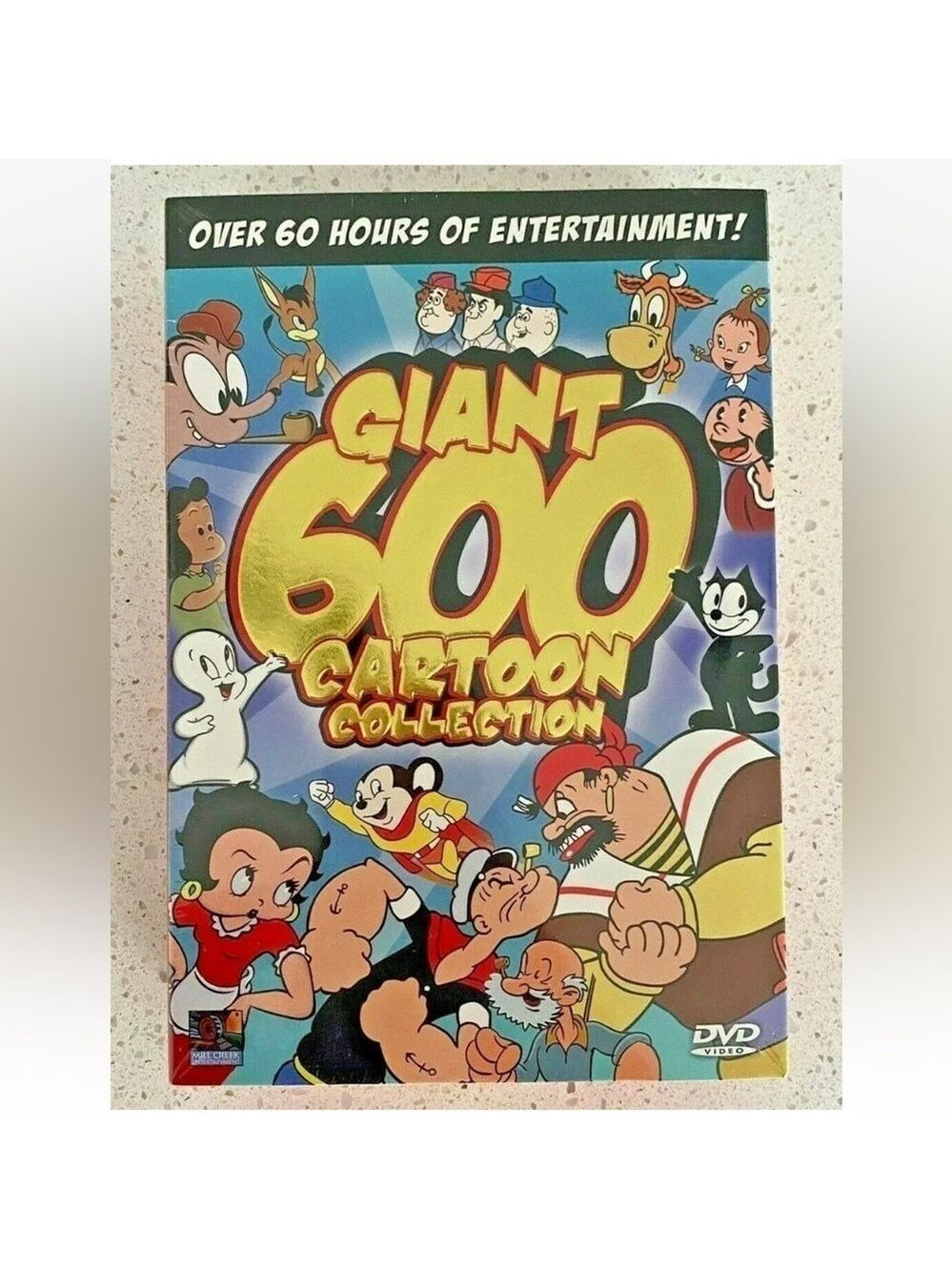 Giant 600 Cartoon Collection (DVD, 2008, 12-Disc Set) New & Sealed!